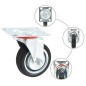 vidaXL Lenkrollen 4 Stk. 75 mm vidaXL Lenkrollen 4 Stk. 75 mm