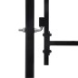 vidaXL Gartentor Stahl 2,45x4 m Schwarz vidaXL Gartentor Stahl 2,45x4 m Schwarz