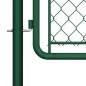 vidaXL Gartentor Stahl 100x395 cm Grün vidaXL Gartentor Stahl 100x395 cm Grün