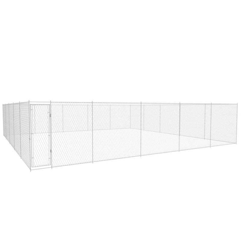 vidaXL Outdoor-Hundezwinger Verzinkter Stahl 950x950x185 m vidaXL Outdoor-Hundezwinger Verzinkter Stahl 950x950x185 m
