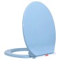 vidaXL Toilettensitz mit Absenkautomatik Quick-Release Blau Oval vidaXL Toilettensitz mit Absenkautomatik Quick-Release Blau Oval