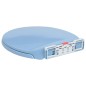 vidaXL Toilettensitz mit Absenkautomatik Quick-Release Blau Oval vidaXL Toilettensitz mit Absenkautomatik Quick-Release Blau Oval