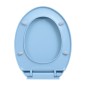 vidaXL Toilettensitz mit Absenkautomatik Quick-Release Blau Oval vidaXL Toilettensitz mit Absenkautomatik Quick-Release Blau Oval