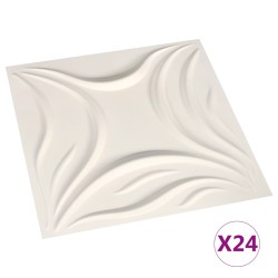 vidaXL Wandpaneele 24 Stk. 3D 0,5×0,5 m 6 m²
