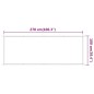 vidaXL Senkrechtmarkise Anthrazit 100x270 cm Oxford-Gewebe vidaXL Senkrechtmarkise Anthrazit 100x270 cm Oxford-Gewebe