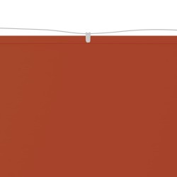 vidaXL Senkrechtmarkise Terrakotta 180x360 cm Oxford-Gewebe