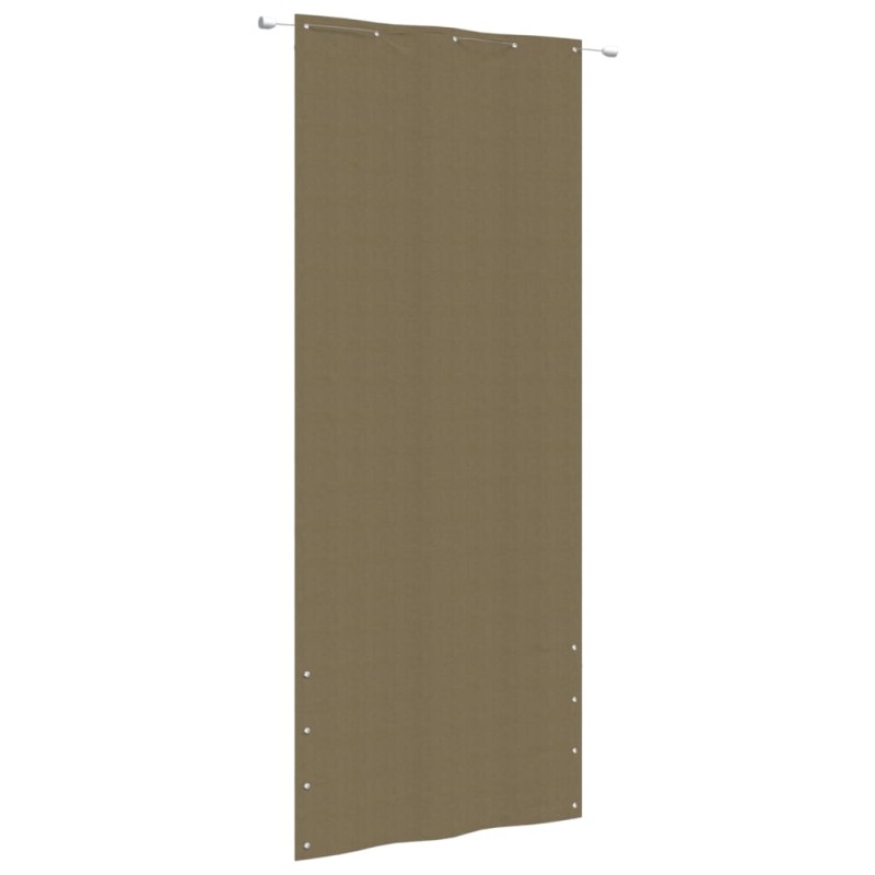 vidaXL Balkon-Sichtschutz Taupe 100x240 cm Oxford-Gewebe vidaXL Balkon-Sichtschutz Taupe 100x240 cm Oxford-Gewebe
