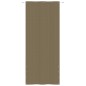 vidaXL Balkon-Sichtschutz Taupe 100x240 cm Oxford-Gewebe vidaXL Balkon-Sichtschutz Taupe 100x240 cm Oxford-Gewebe