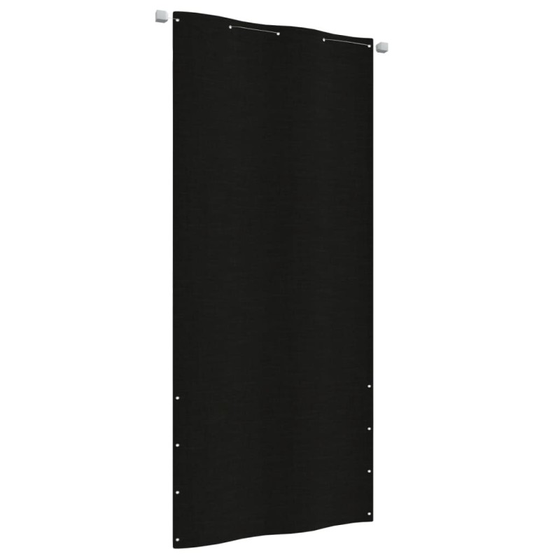 vidaXL Balkon-Sichtschutz Schwarz 100x240 cm Oxford-Gewebe vidaXL Balkon-Sichtschutz Schwarz 100x240 cm Oxford-Gewebe