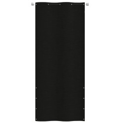 vidaXL Balkon-Sichtschutz Schwarz 100x240 cm Oxford-Gewebe