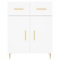 Highboard Weiß 69,5x34x180 cm Holzwerkstoff Highboard Weiß 69,5x34x180 cm Holzwerkstoff