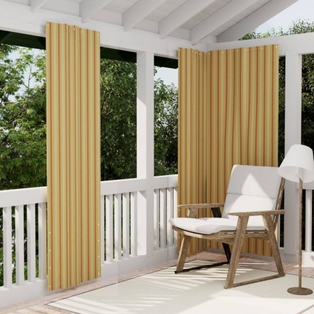 vidaXL Balkon-Sichtschutz Gelb und Orange 100x240 cm Oxford-Gewebe
