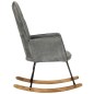 Schaukelstuhl Grau Vintage Canvas Schaukelstuhl Grau Vintage Canvas