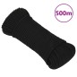 vidaXL Arbeitsseil Schwarz 5 mm 500 m Polyester vidaXL Arbeitsseil Schwarz 5 mm 500 m Polyester