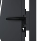 vidaXL Gartentor Anthrazit 105x180 cm Stahl Gras-Design vidaXL Gartentor Anthrazit 105x180 cm Stahl Gras-Design