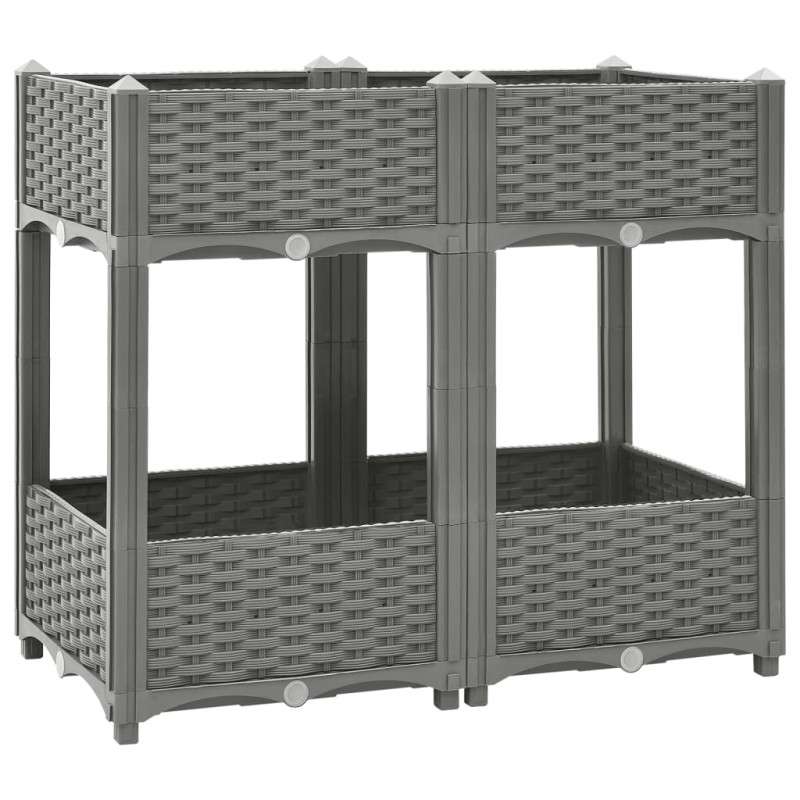 vidaXL Hochbeet 80x40x71 cm Polypropylen vidaXL Hochbeet 80x40x71 cm Polypropylen