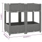 vidaXL Hochbeet 80x40x71 cm Polypropylen vidaXL Hochbeet 80x40x71 cm Polypropylen