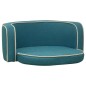 vidaXL Hundesofa Klappbar Türkis 76x71x30 cm Leinen Waschbares Kissen vidaXL Hundesofa Klappbar Türkis 76x71x30 cm Leinen Waschbares Kissen