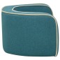 vidaXL Hundesofa Klappbar Türkis 76x71x30 cm Leinen Waschbares Kissen vidaXL Hundesofa Klappbar Türkis 76x71x30 cm Leinen Waschbares Kissen