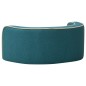 vidaXL Hundesofa Klappbar Türkis 76x71x30 cm Leinen Waschbares Kissen vidaXL Hundesofa Klappbar Türkis 76x71x30 cm Leinen Waschbares Kissen