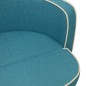vidaXL Hundesofa Klappbar Türkis 76x71x30 cm Leinen Waschbares Kissen vidaXL Hundesofa Klappbar Türkis 76x71x30 cm Leinen Waschbares Kissen