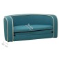 vidaXL Hundesofa Klappbar Türkis 76x71x30 cm Leinen Waschbares Kissen vidaXL Hundesofa Klappbar Türkis 76x71x30 cm Leinen Waschbares Kissen