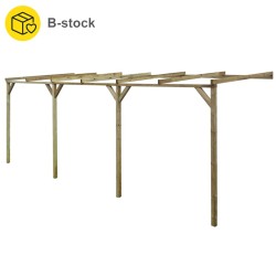 vidaXL Anlehn-Pergola B-Ware 2x6x2,2 m Massivholz Kiefer Imprägniert