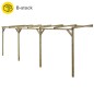 vidaXL Anlehn-Pergola B-Ware 2x6x2,2 m Massivholz Kiefer Imprägniert vidaXL Anlehn-Pergola B-Ware 2x6x2,2 m Massivholz Kiefer Imprägniert