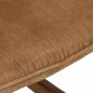 vidaXL Schaukelstuhl Braun Vintage Canvas vidaXL Schaukelstuhl Braun Vintage Canvas