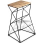 vidaXL Barhocker Mangoholz Massiv vidaXL Barhocker Mangoholz Massiv