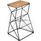 vidaXL Barhocker Mangoholz Massiv vidaXL Barhocker Mangoholz Massiv