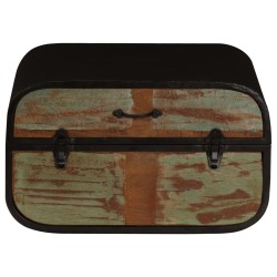 vidaXL Truhe 60x60x35 cm Altholz Massiv