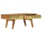 vidaXL Couchtisch Mangoholz Massiv 90 x 50 x 40 cm vidaXL Couchtisch Mangoholz Massiv 90 x 50 x 40 cm