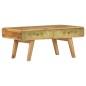 vidaXL Couchtisch Mangoholz Massiv 90 x 50 x 40 cm vidaXL Couchtisch Mangoholz Massiv 90 x 50 x 40 cm