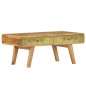 vidaXL Couchtisch Mangoholz Massiv 90 x 50 x 40 cm vidaXL Couchtisch Mangoholz Massiv 90 x 50 x 40 cm