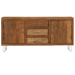 vidaXL Sideboard Altholz Massiv 160x40x76 cm