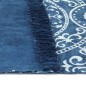 vidaXL Kelim-Teppich Baumwolle 160x230 cm mit Muster Blau vidaXL Kelim-Teppich Baumwolle 160x230 cm mit Muster Blau