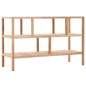 vidaXL Badezimmer-Regal Walnussholz massiv 100x40x65 cm vidaXL Badezimmer-Regal Walnussholz massiv 100x40x65 cm