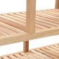 vidaXL Badezimmer-Regal Walnussholz massiv 100x40x65 cm vidaXL Badezimmer-Regal Walnussholz massiv 100x40x65 cm