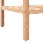 vidaXL Badezimmer-Regal Walnussholz massiv 100x40x65 cm vidaXL Badezimmer-Regal Walnussholz massiv 100x40x65 cm