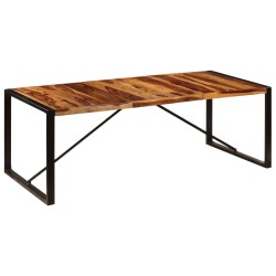 vidaXL Esstisch 220x100x75 cm Massivholz