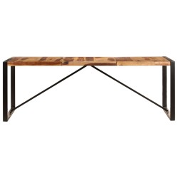 vidaXL Esstisch 220x100x75 cm Massivholz