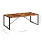 vidaXL Esstisch 220x100x75 cm Massivholz vidaXL Esstisch 220x100x75 cm Massivholz