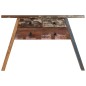 vidaXL Konsolentisch 110 x 30 x 75 cm Recyceltes Massivholz vidaXL Konsolentisch 110 x 30 x 75 cm Recyceltes Massivholz