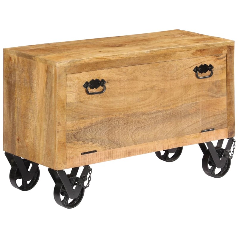 vidaXL Schuhschrank 86 x 35 x 55 cm Massivholz Mango vidaXL Schuhschrank 86 x 35 x 55 cm Massivholz Mango