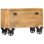 vidaXL Schuhschrank 86 x 35 x 55 cm Massivholz Mango vidaXL Schuhschrank 86 x 35 x 55 cm Massivholz Mango