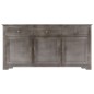vidaXL Sideboard Grau 160 x 40 x 80 cm Massivholz Mango vidaXL Sideboard Grau 160 x 40 x 80 cm Massivholz Mango