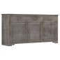 vidaXL Sideboard Grau 160 x 40 x 80 cm Massivholz Mango vidaXL Sideboard Grau 160 x 40 x 80 cm Massivholz Mango