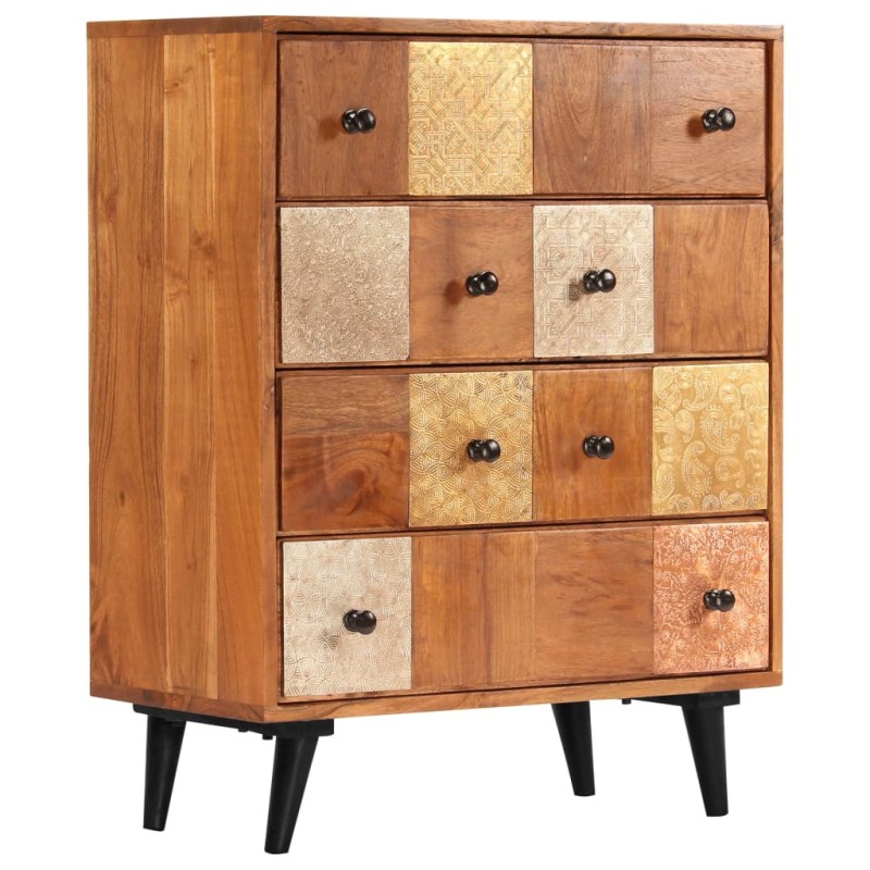 vidaXL Kommode 60x30x75 cm Massivholz Akazie vidaXL Kommode 60x30x75 cm Massivholz Akazie