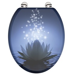 SCHÜTTE WC-Sitz WATER LILY MDF
